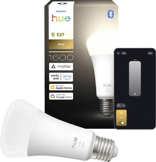 Philips Hue LED-lamp 929003856201 Energielabel: E (A - G) Hue White E27  Warmwit