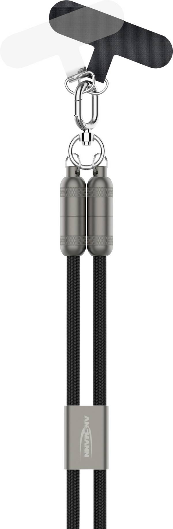 Ansmann 1700-0190 USB-C-kabel USB-C stekker 1.2 m Zwart