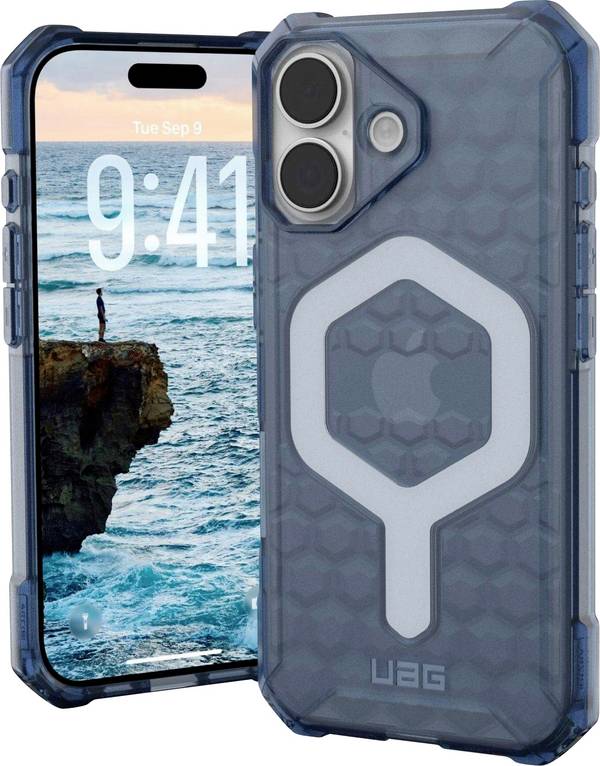 Urban Armor Gear  Case Apple iPhone 17 Blauw, Transparant