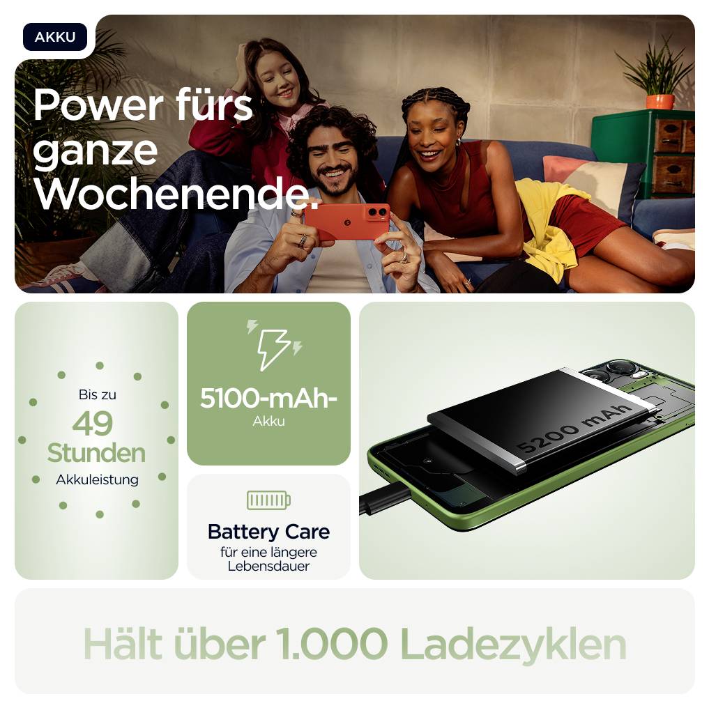 Een smartphone die het 'moto ai'-logo en de tekst 'edge 60 pro' op het scherm weergeeft, met een abstract achtergrondontwerp.