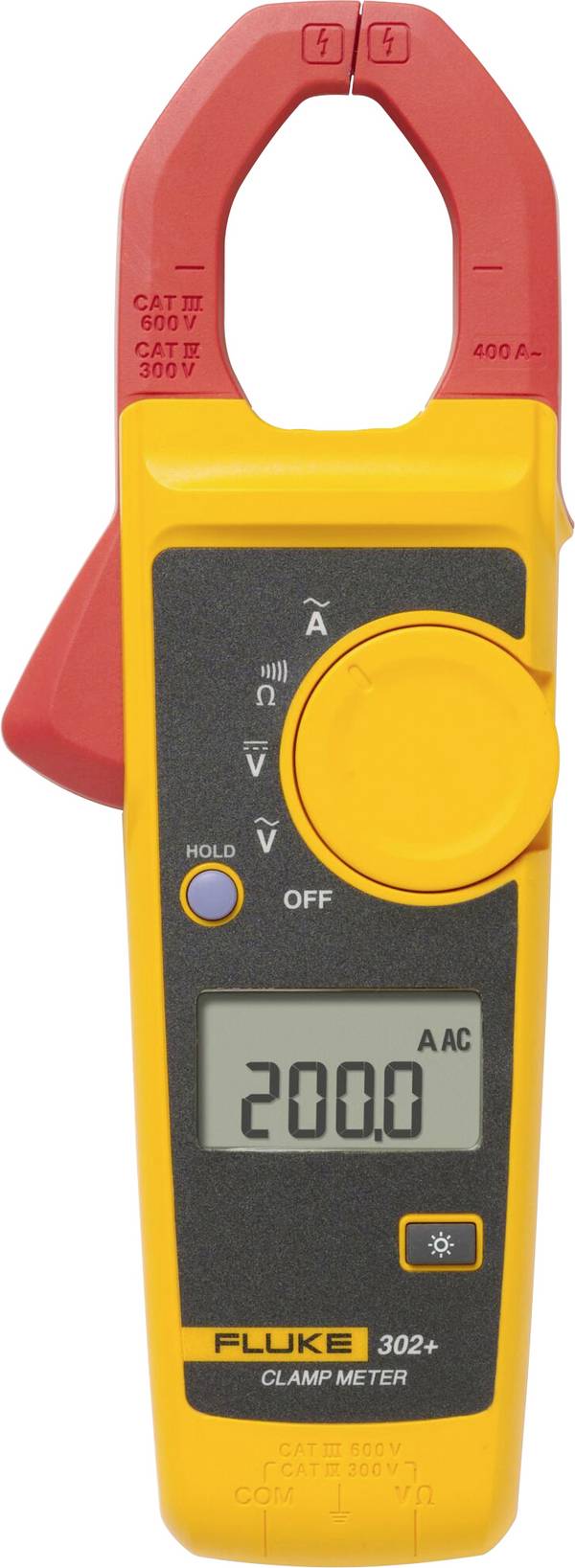 Fluke FLUKE-302+/EUR Stroomtang  Digitaal  CAT III 600 V, CAT IV 300 V