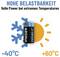 'Batterij CR123A, geschikt voor -40°C tot +60°C, gesymboliseerd door een sneeuwvlok en zon.'
