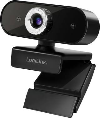 LogiLink UA0368 HD-webcam  Klemhouder, Microfoon