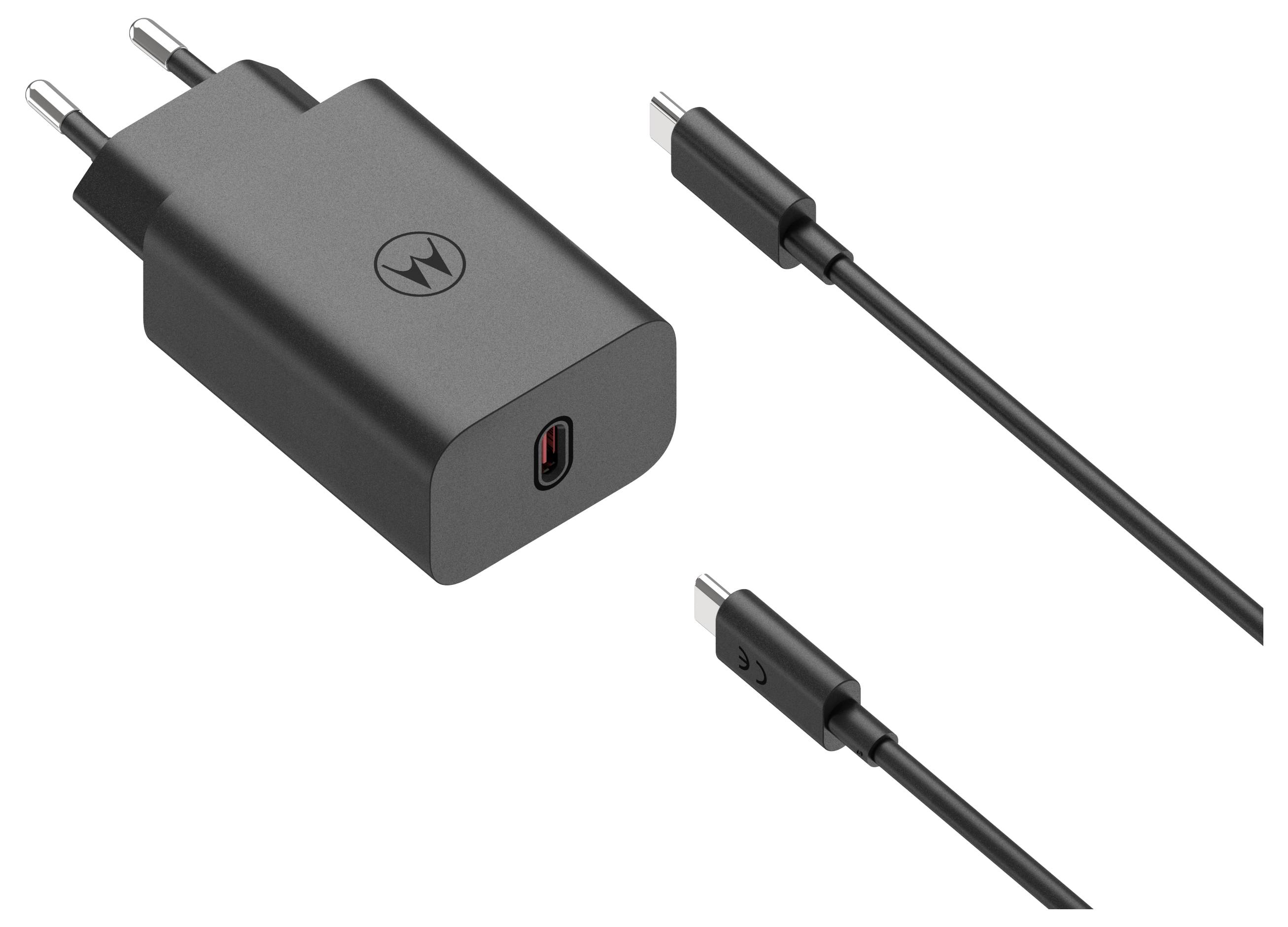 Motorola USB-oplader 68 W USB-C USB PD 3.0 Zwart USB Power Delivery (USB-PD)-1
