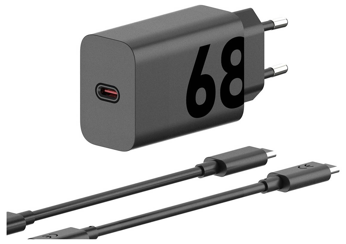 Motorola USB-oplader 68 W USB-C USB PD 3.0 Zwart USB Power Delivery (USB-PD)-2