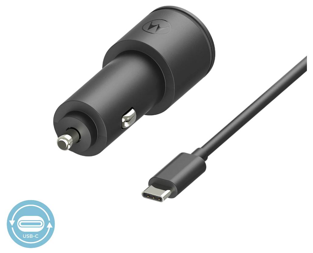 Motorola USB-oplader 45 W USB-A, USB-C Quick Charge 3.0 Zwart-2