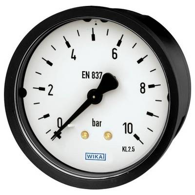 WIKA Veerbuismanometer 9081003 111.16 Aansluiting (manometer): Achterkant 0 tot 4 bar 1 stuk(s)-0