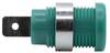 Mueller Electric BU-31610-5 Banaanbus Bus Stift-Ø: 6.4 mm Groen 1 stuk(s) Piece