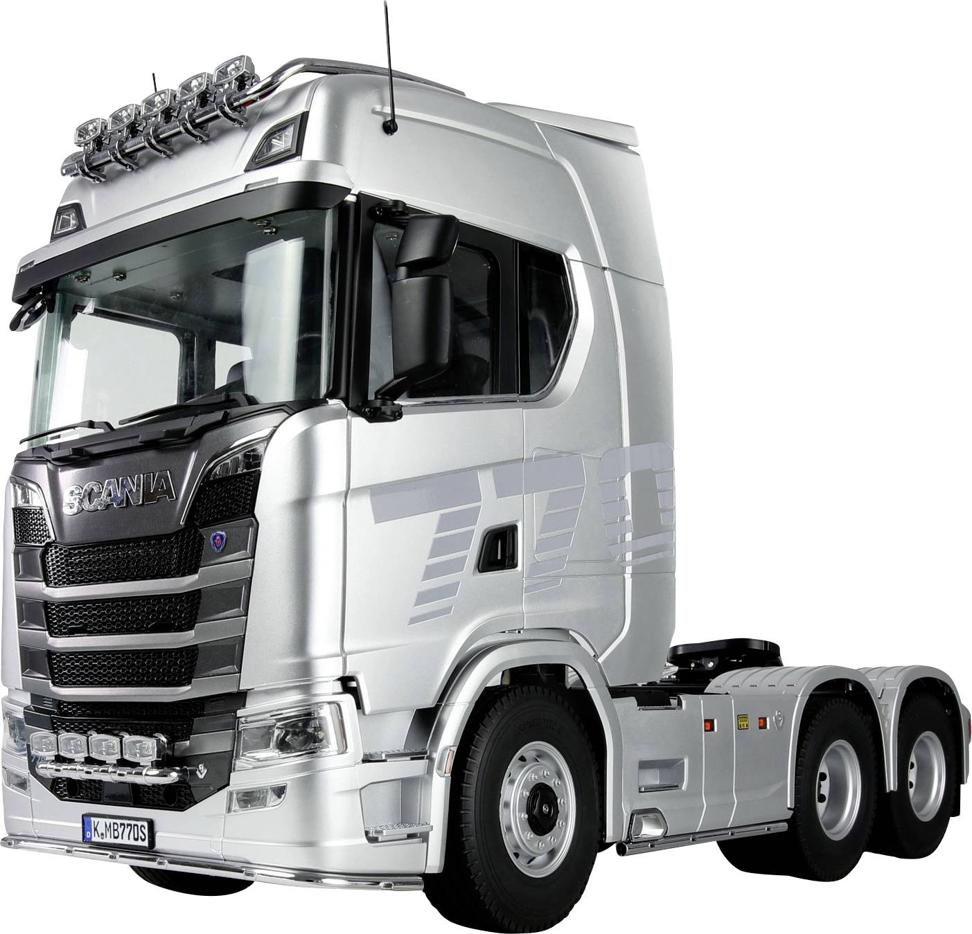 Amewi 22714 Scania 770 S 6x6 1:14 Elektro RC truck RTR Incl. accu en lader, Met lichteffect, Met geluidsfunctie