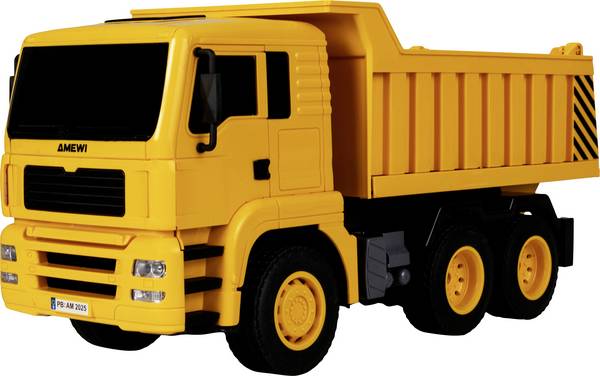 Amewi  1:18 Bouwvoertuig Bouwvoertuig Incl. accu en laadkabel, Met lichteffect