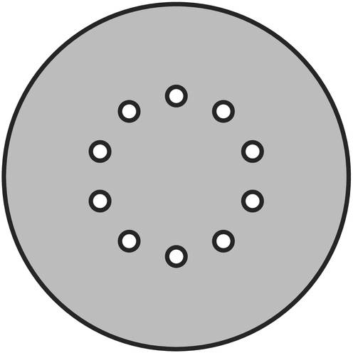 Symboolafbeelding voor Klingspor 302046 Schuurschijf Diameter 225 mm Korrelgrootte (num): 120 50 stuk(s)