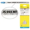 Klingspor 670505 JS 993 MT decoupeerzaagbladen, 132 x 8 x 1 mm werklengte 110 bi-metaal, gefreesd, gegolfd, 16-25 tanden per inch, SB-verpakt in doos 5 stuk(s)