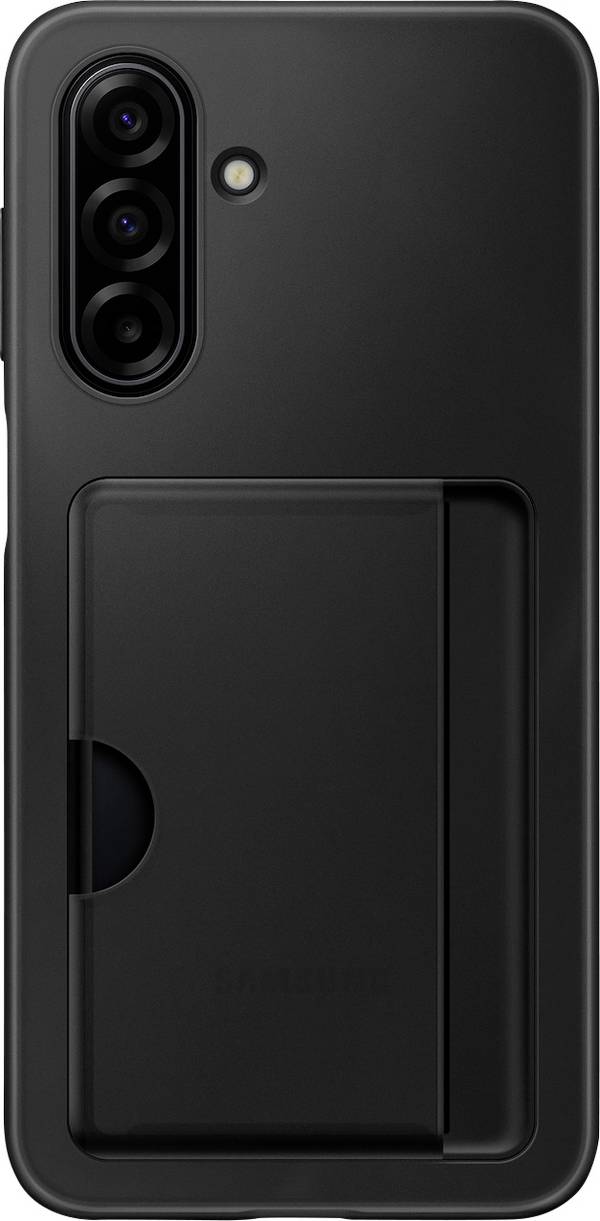 Samsung Samsung Card Slot Case Galaxy A17 black Case Samsung Galaxy A17 4G, Galaxy A17 5G Transparant