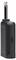 Een compacte, zwarte draadloze audiotransmitter met een 1/4-inch plug en USB-C oplaadpoort, gebruikt voor het aansluiten van muziekinstrumenten op versterkers.