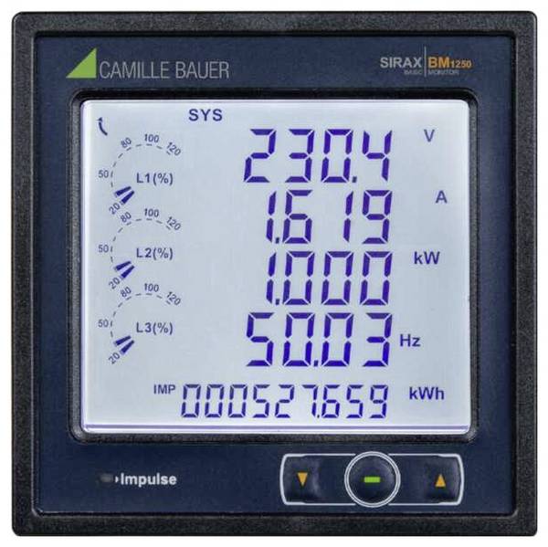 Camille Bauer SIRAX BM1250-0.2S-100...550V AC/DC-ETH Netwerkanalyser