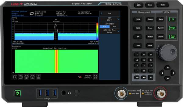 Uni-T UTS3084A Spectrumanalyzer 9 kHz, 8.4 GHz