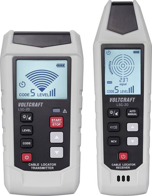 VOLTCRAFT LSG-20 Leidingzoeker Indentificatie