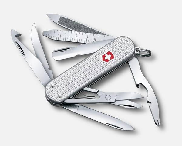 Victorinox V-0.63 81.26 V-0.63 81.26 Zakmes  Aantal functies 15 Grijs