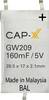 CAP-XX GW209F Super-Cap condensator 160 mF 5 V 1 stuk(s) Box