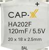 CAP-XX HA202F Super-Cap condensator 120 mF 5.5 V 1 stuk(s) Box