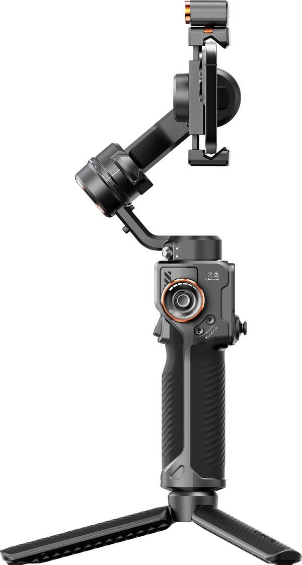 Hohem  Gimbal elektrisch 1/4 inch Zwart Bluetooth, Geïntegreerde accu, Geïntegreerd statief, Incl. smartphonehouder Belastbaar tot 500 g