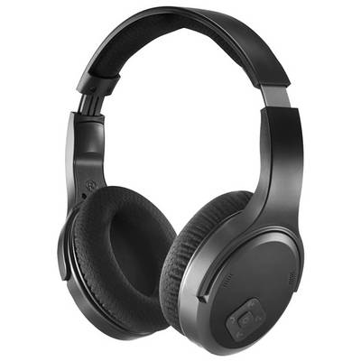Hama Over Ear koptelefoon Draadloos, Radiografisch, Bluetooth Zwart Volumeregeling Televisie-0