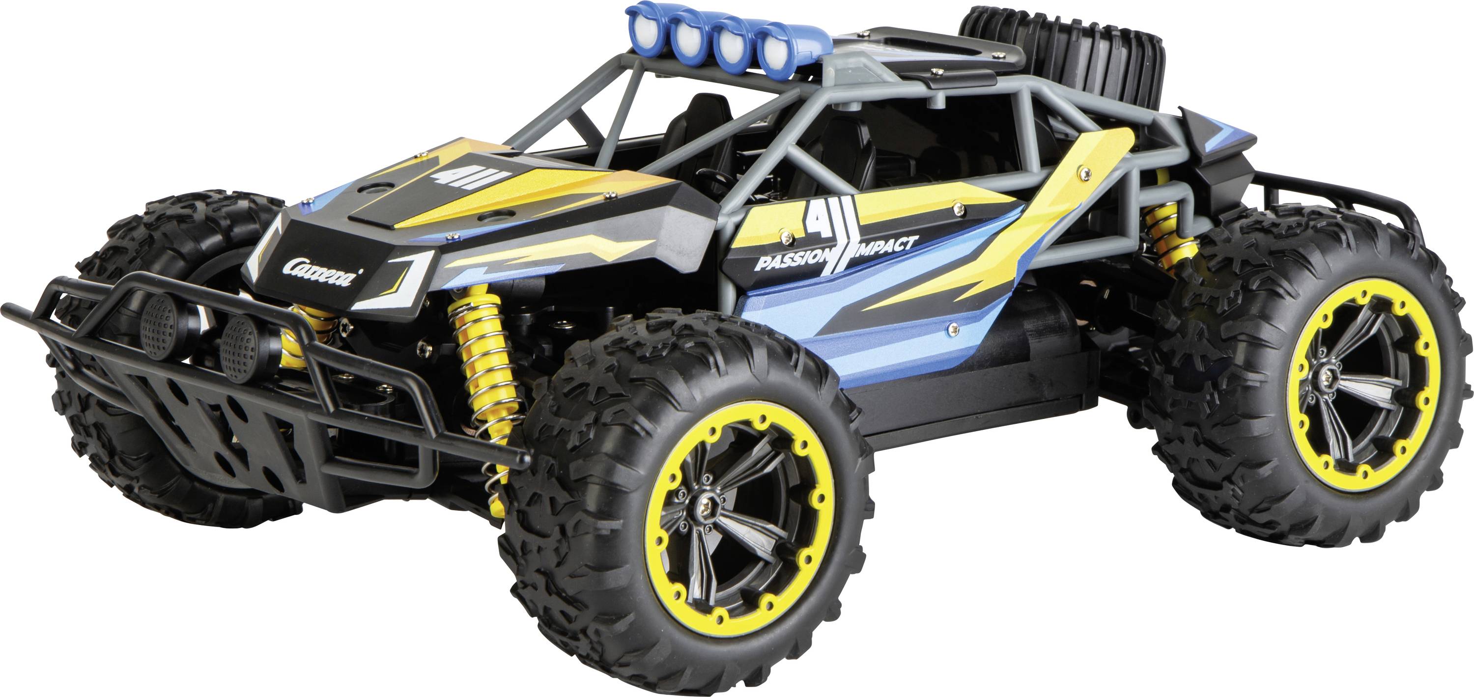 Carrera 370160152 CARRERA - 2.4GHz Passion Impact 3.0 1:16 RC auto Incl. accu en laadkabel, Incl. batterijen
