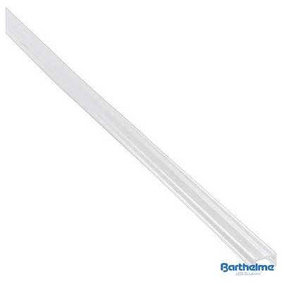 'Een duidelijke, langwerpige LED-lensstaaf met het label Barthlme LED Solutions, ontworpen voor lichtverspreiding in LED-verlichtingstoepassingen.'