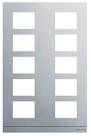 Busch-Jaeger 2TMA220160A0006 Frontplaat voor Frontplaat 2-draads Aluminium-0