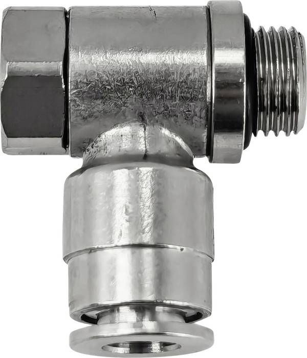 TRU COMPONENTS Haakse koppeling TC-14205584 MPH-G 6-02 Buis-Ø: 6 mm Afm. schroefdraad: G1/4" 1 stuk(s)
