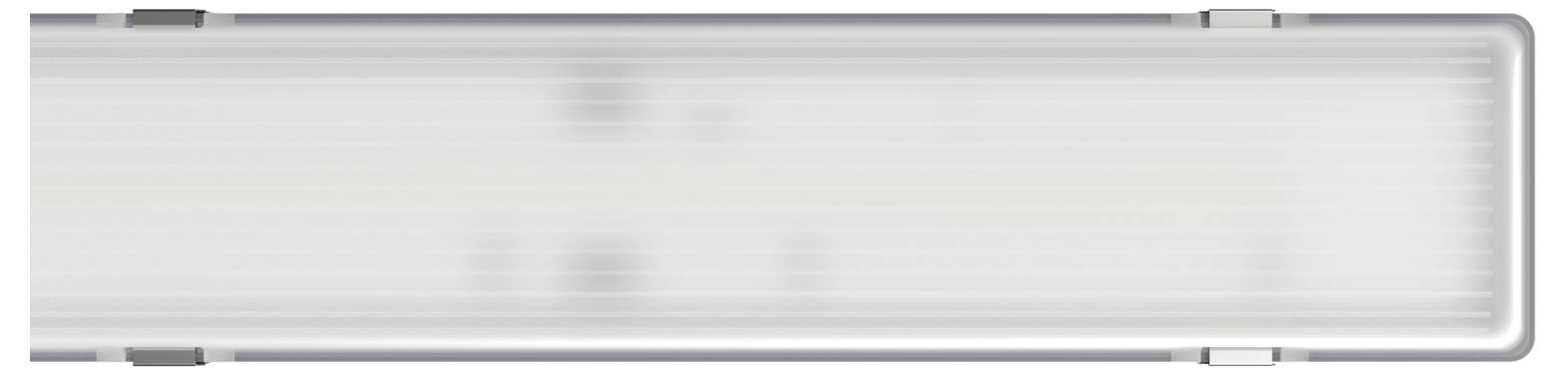 Een blanco witte rechthoekige bord of etiket met een grijze rand en afgeronde hoeken.