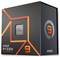 'AMD Ryzen 7000 Series Processor' doos met een futuristische ontwerp met oranje lijnen en een grote '9', wat wijst op een high-end model.