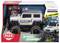 RC politie terreinwagen speelgoed in verpakking. Functies zijn onder meer licht en geluid, 2.4 GHz afstandsbediening, en Suzuki branding. Geschikt voor leeftijden 6+.
