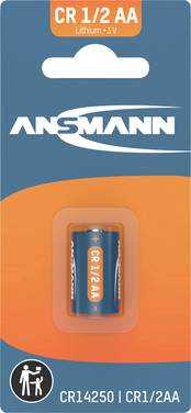 Ansmann 3V-CR1/2AA  / CR14250 1/2 AA Speciale oplaadbare batterij Li-ion  3 V 1 stuk(s)
