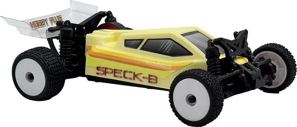 Hobby Plus 1:24 2WD "Speck-B" RTR Crème Brushed 1:24 RC auto Elektro Buggy Achterwielaandrijving RTR 2,4 GHz