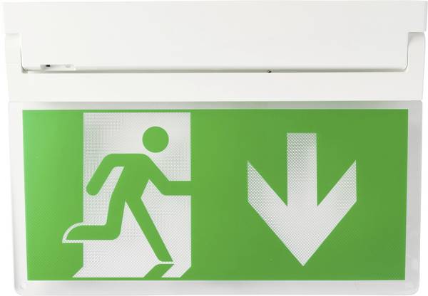 Sygonix SY-7110810 Vluchtwegverlichting  Plafondmontage, Wandmontage Links, Rechts, Naar boven, Naar beneden
