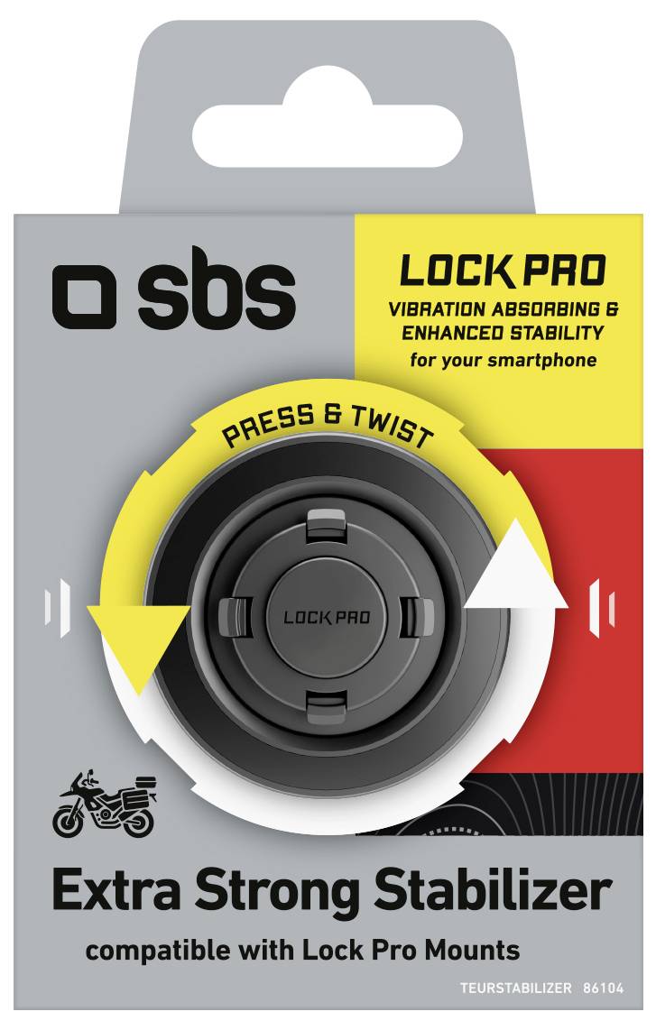 sbs mobile Extra Strong Stabilizer Lock Pro Telefoonhouder voor in de auto-1