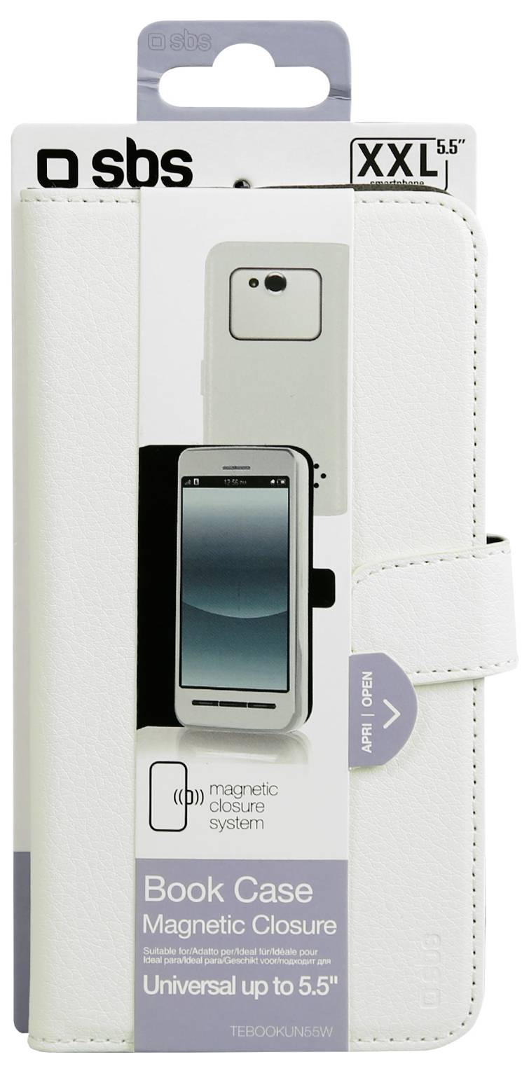 sbs mobile Booklet Universeel Universal Wit – Foto 2 van 2