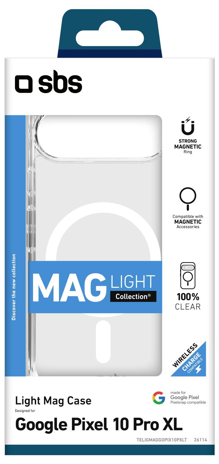 sbs mobile Cover Google Pixel 10 Pro XL Transparant MagSafe compatible – Foto 2 van 2