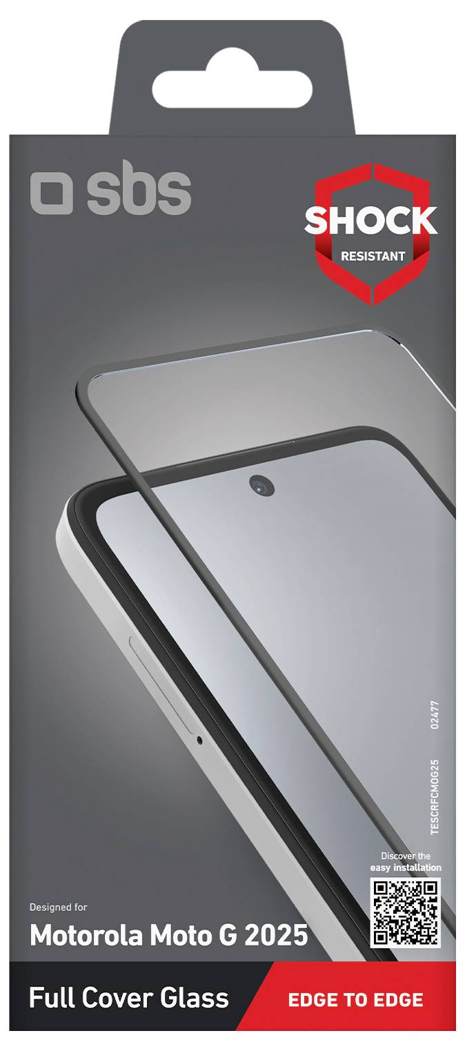 sbs mobile TESCRFCMOG25 Screenprotector (glas) sbs mobile 1 stuk(s) Krasvast – Foto 2 van 2