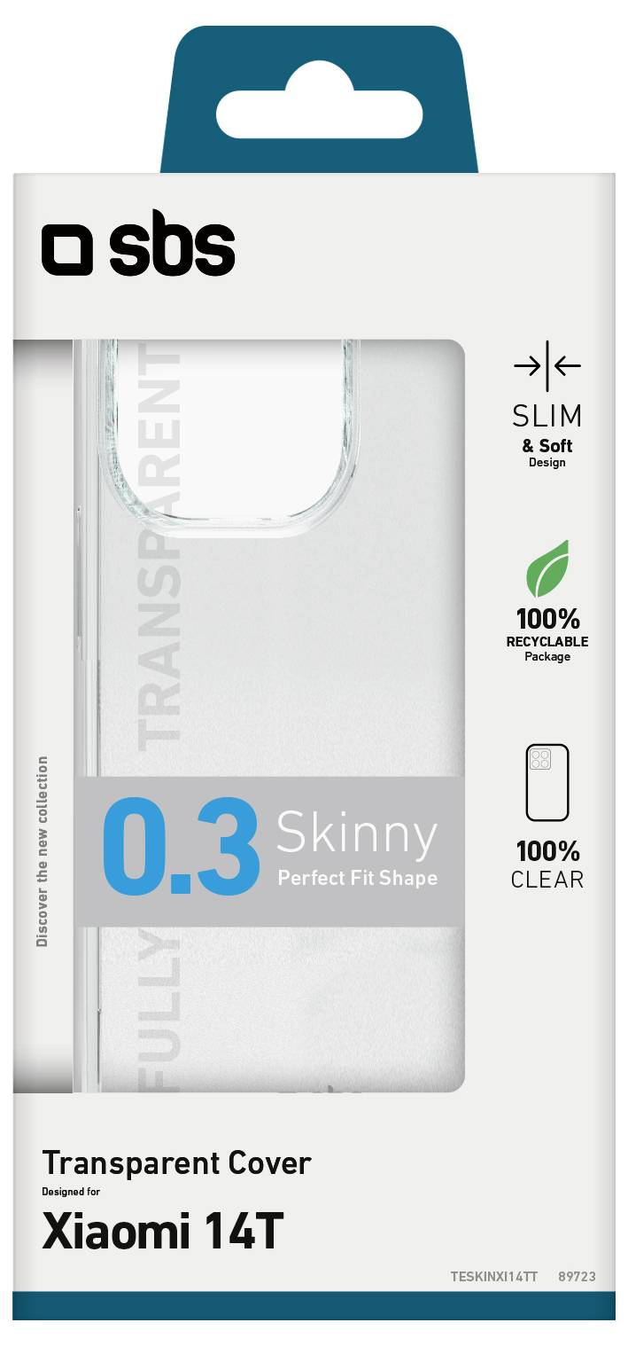 sbs mobile Cover Xiaomi 14T Transparant Stootbestendig – Foto 2 van 2