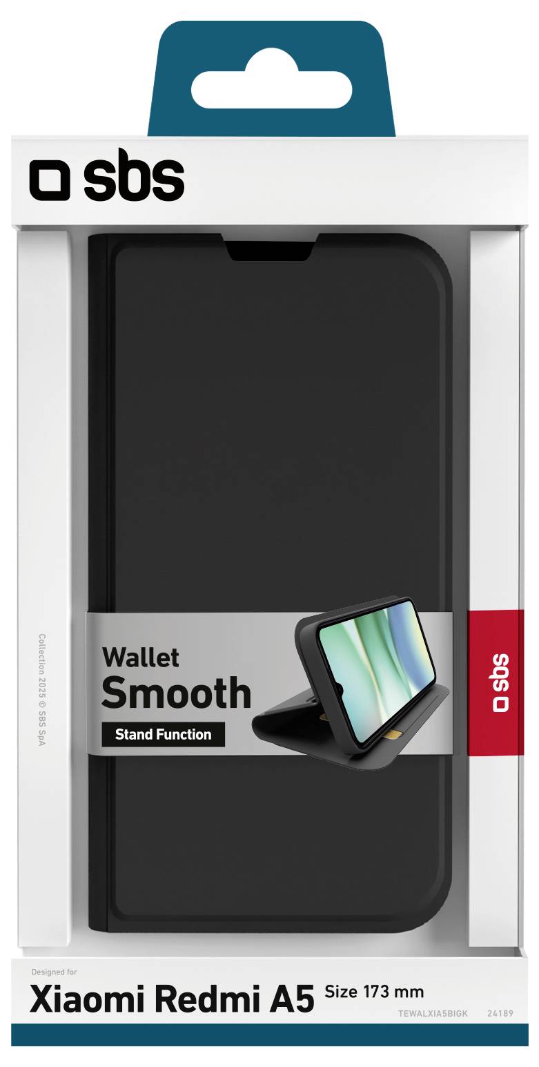 sbs mobile Flip cover Xiaomi Redmi A5 Zwart Flip Case – Foto 2 van 2