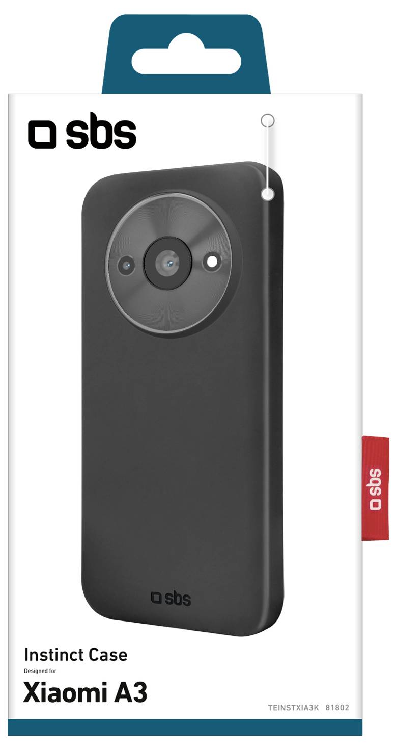 sbs mobile Cover Xiaomi Redmi A3 Zwart Stootbestendig – Foto 2 van 2