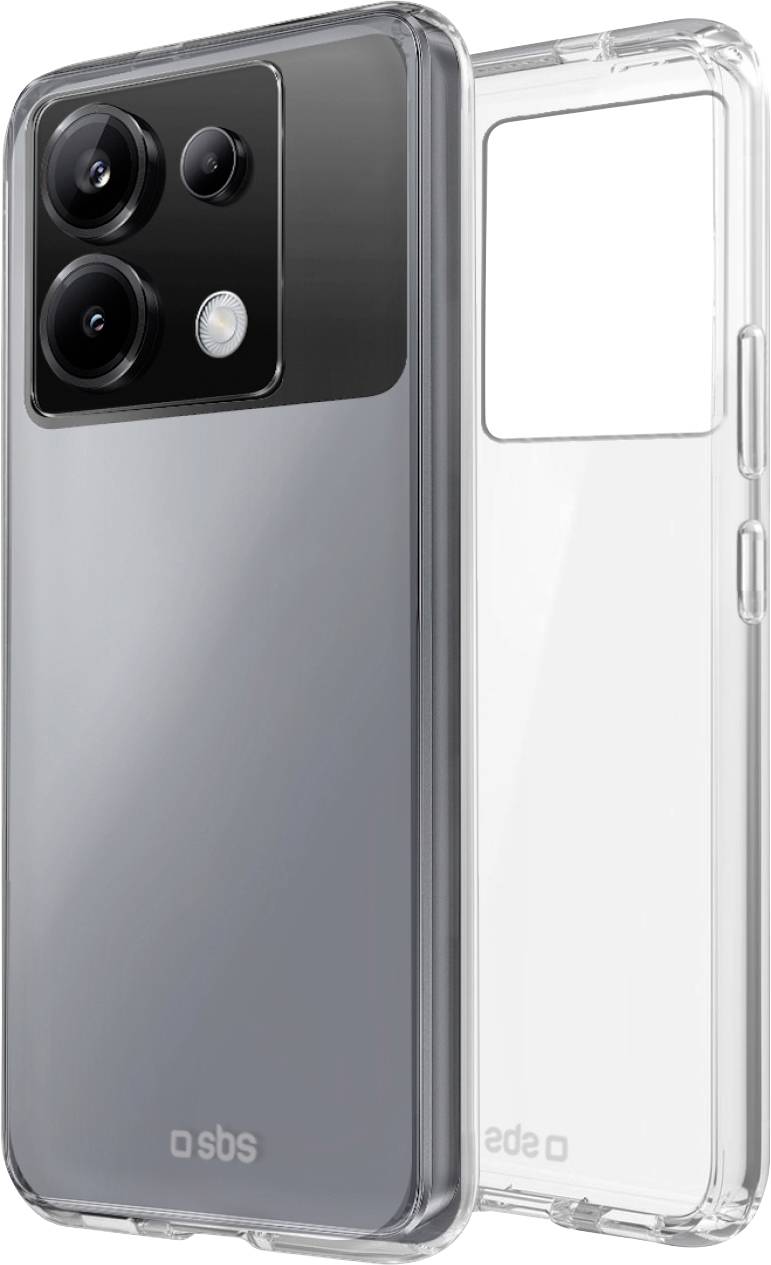 sbs mobile Cover Xiaomi Poco X6 5G Transparant Stootbestendig