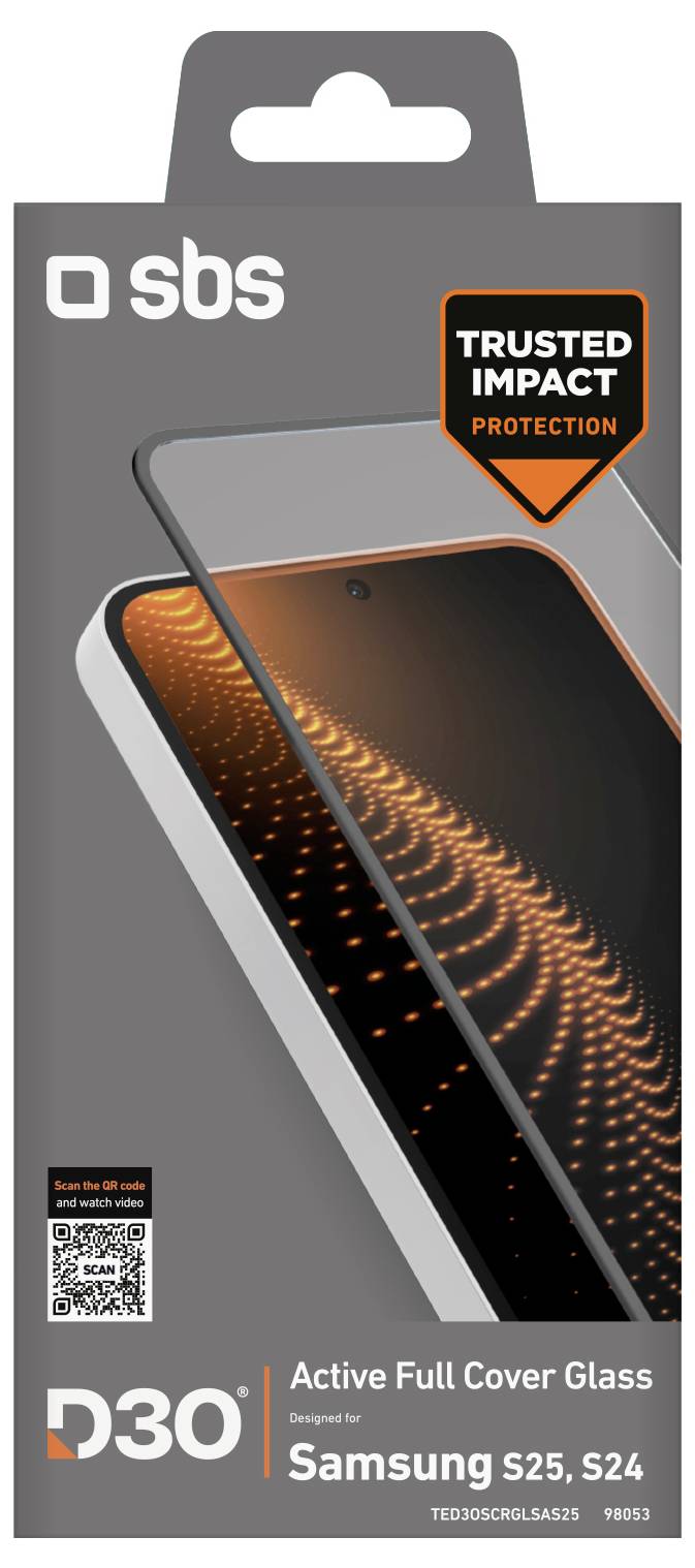 sbs mobile TED3OSCRGLSAS25 Screenprotector (glas) Samsung Samsung Galaxy S25 S24 1 stuk(s)-2