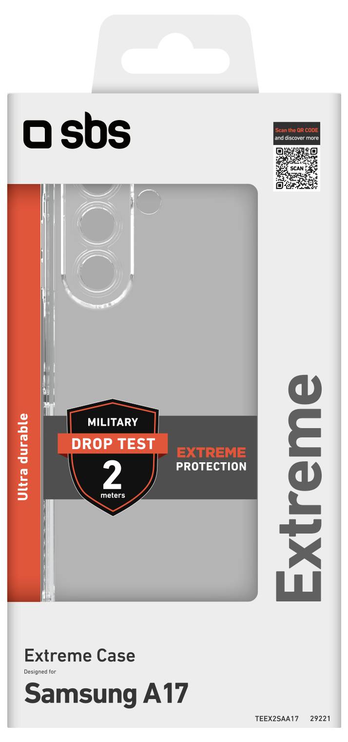 sbs mobile Cover Samsung Galaxy A17 Transparant Stootbestendig-1
