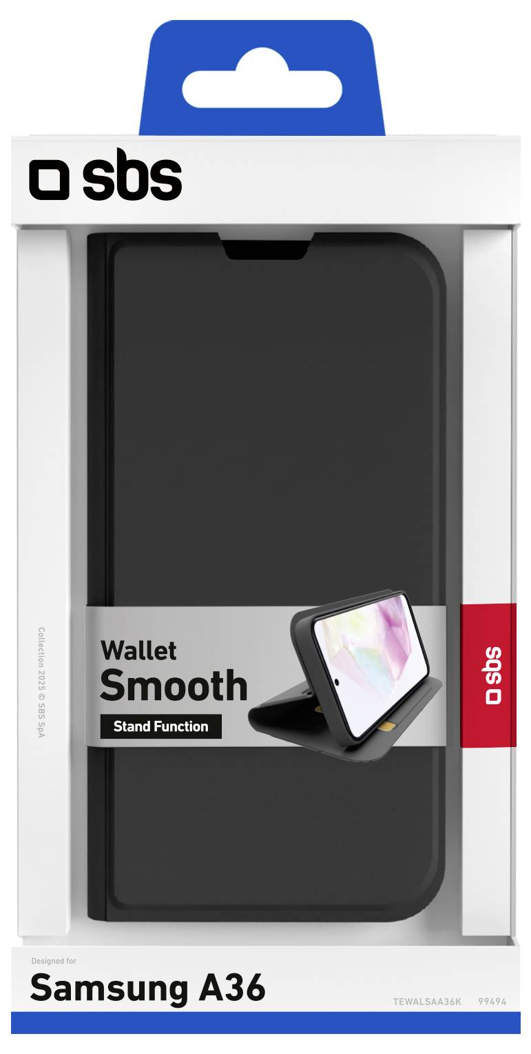 sbs mobile Flip cover Samsung Galaxy A36, Galaxy A56 Zwart-1