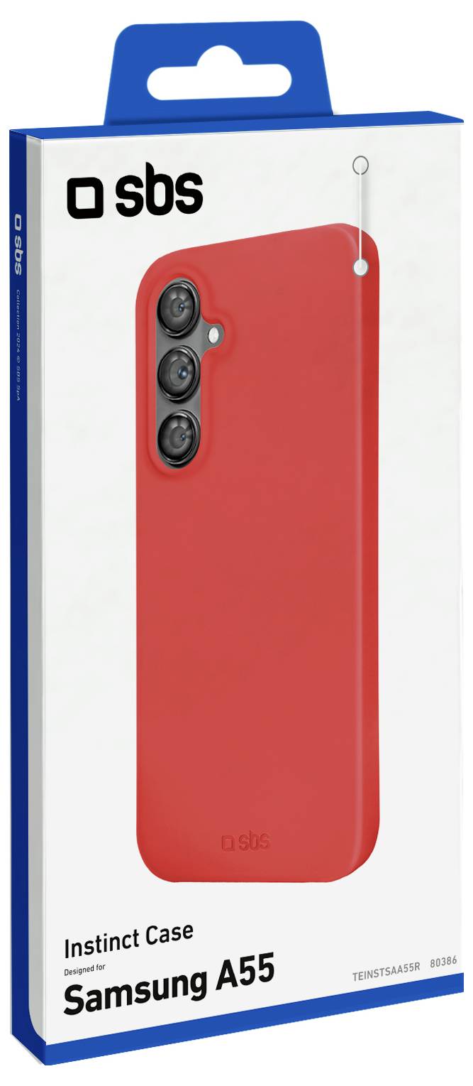 sbs mobile Cover Samsung Galaxy A55 Rood Stootbestendig – Foto 2 van 2