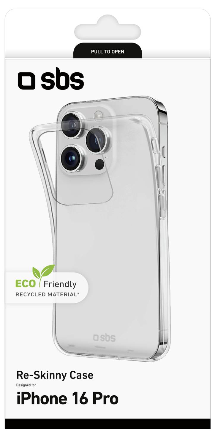 sbs mobile Cover Apple iPhone 16 Pro Transparant – Foto 2 van 2