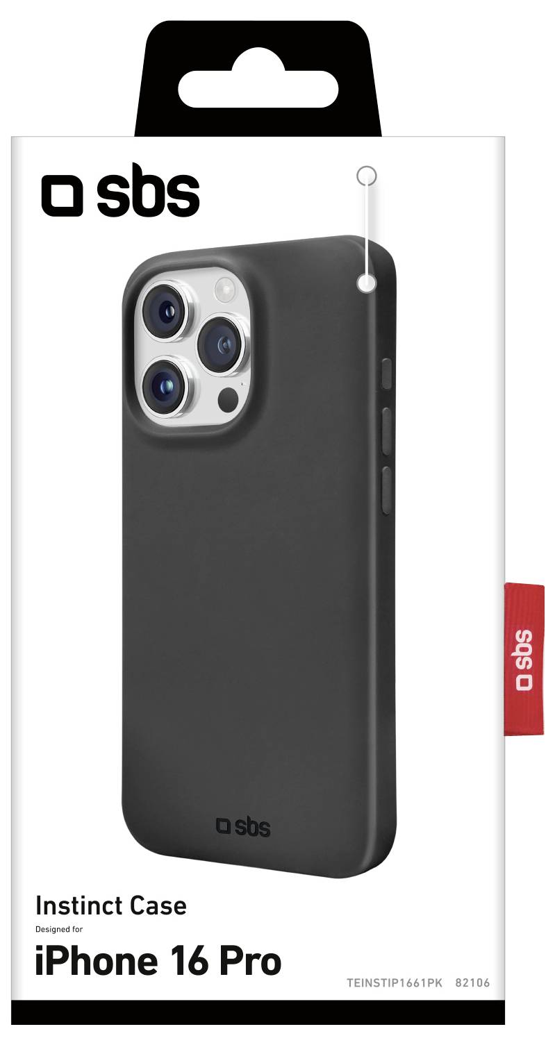 sbs mobile Cover Apple iPhone 16 Pro Zwart Stootbestendig – Foto 2 van 2